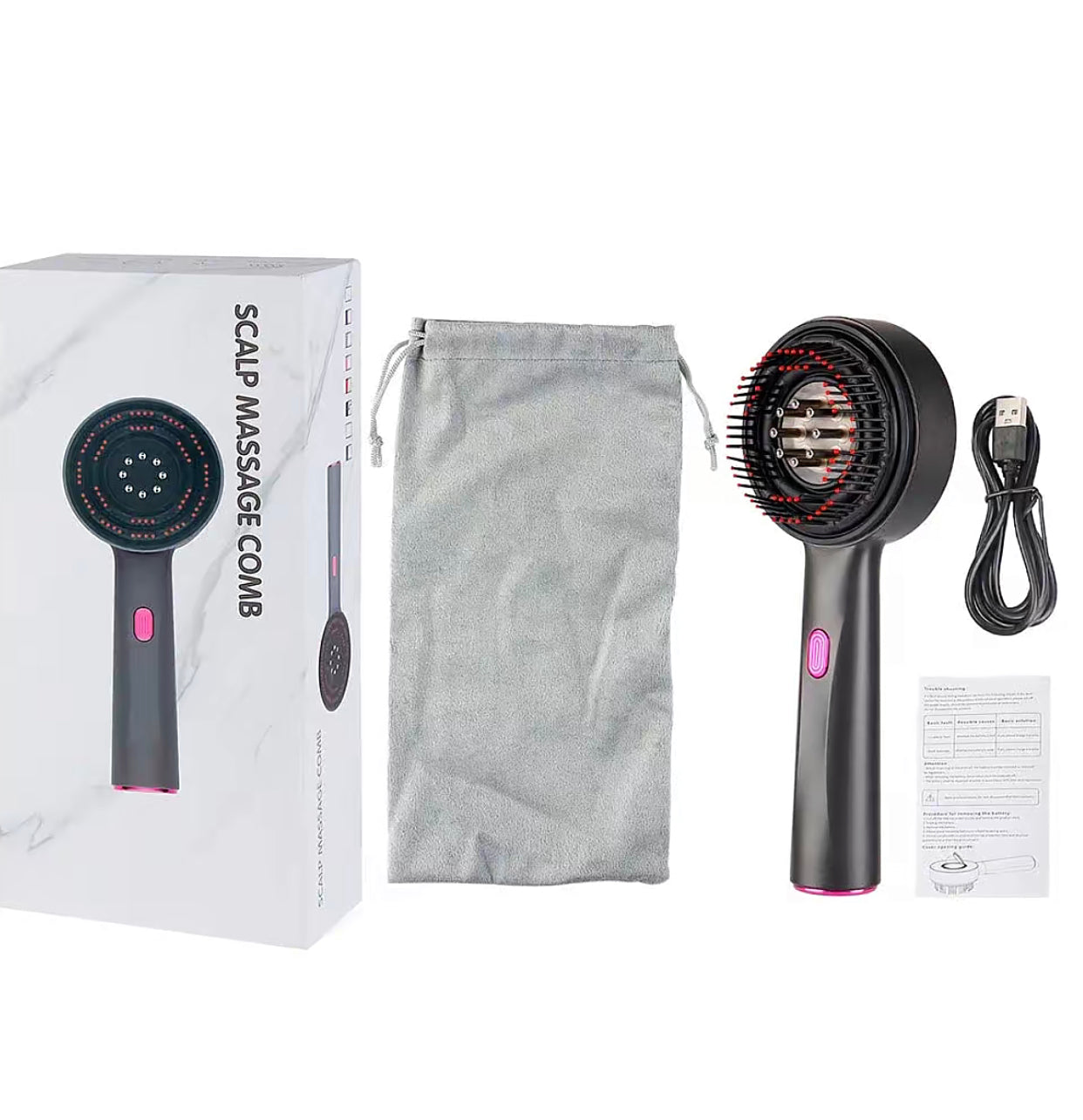 3-Mode Scalp Massager & Hair Growth Comb