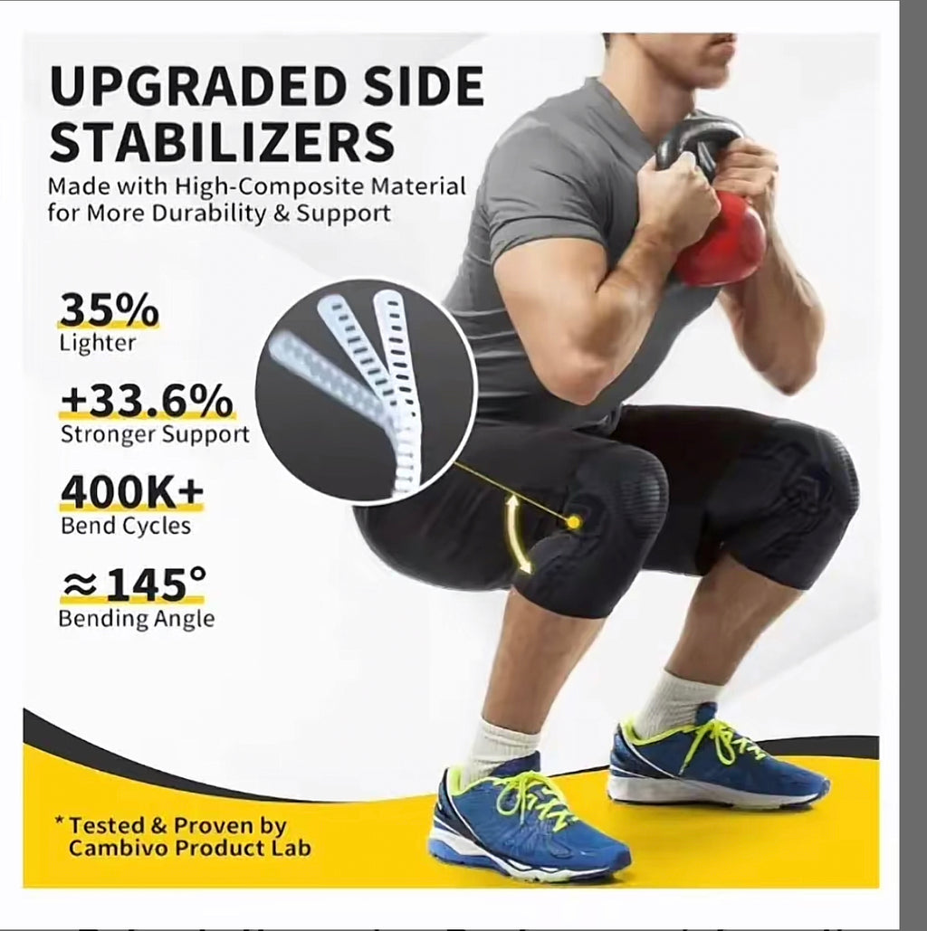 Silicone Knee Compression Sleeve — Joint & Arthritis Support
