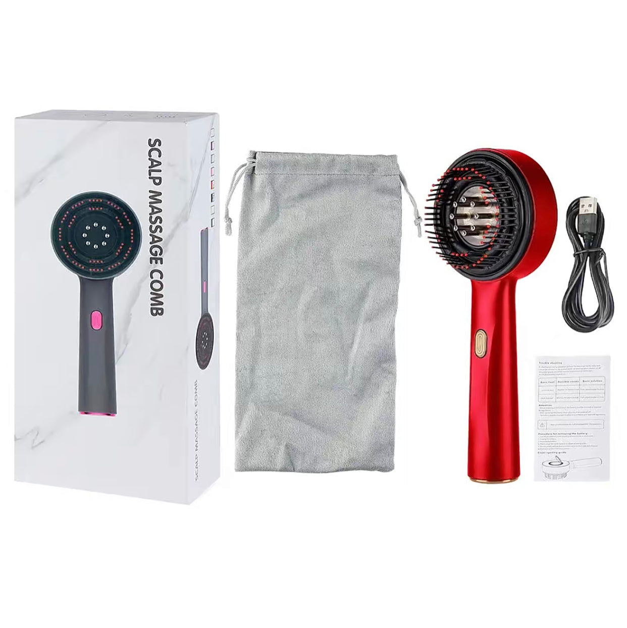3-Mode Scalp Massager & Hair Growth Comb