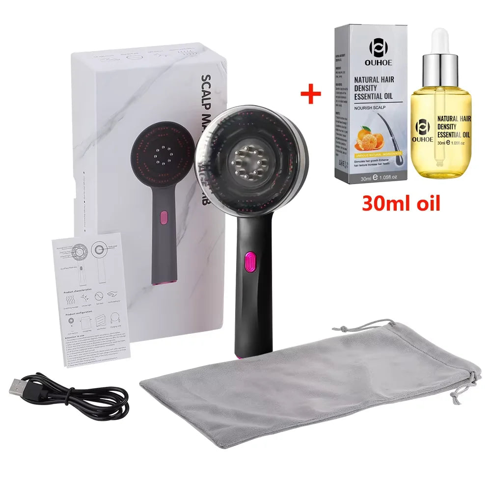 3-Mode Scalp Massager & Hair Growth Comb