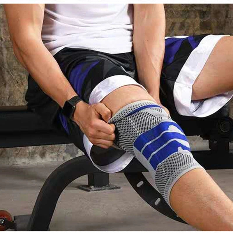 Silicone Knee Compression Sleeve — Joint & Arthritis Support