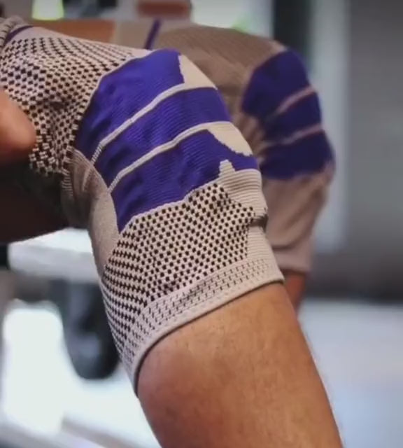 Silicone Knee Compression Sleeve — Joint & Arthritis Support